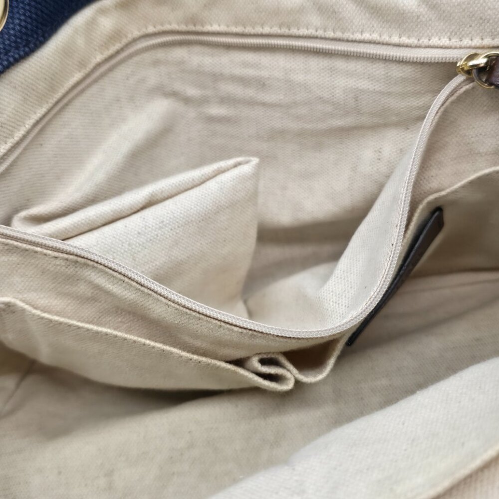 ⚓ Michael Kors Marina Navy Canvas & Braided Rope ⚓ - Picture 10 of 15
